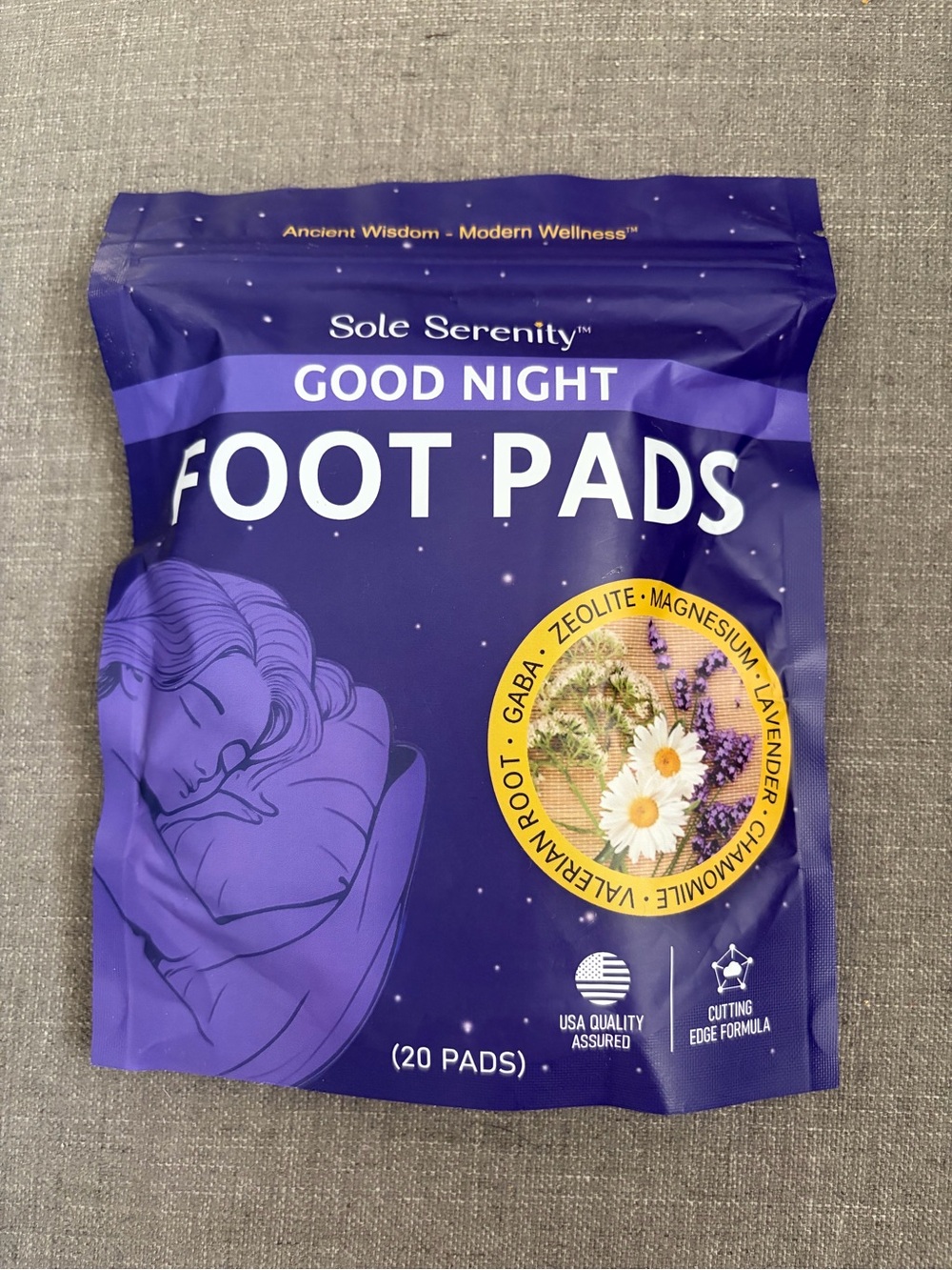 Sole Serenity Good Night Foot Pads – 20 Count – New Sealed